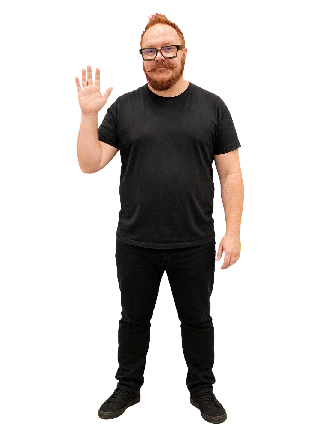 Werner Cloete waving